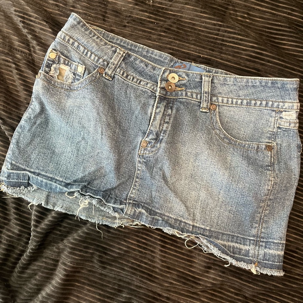 Denim Mini Skirt
